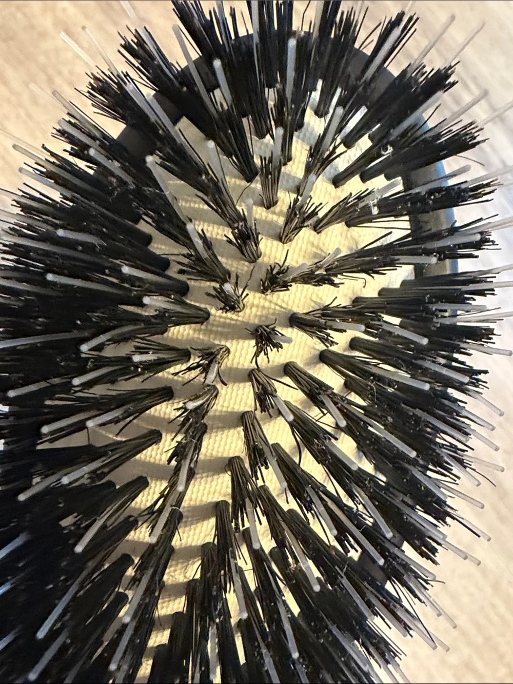 Crown Affair Black Boar Bristle Hair Brush new and $138 retail